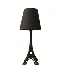 Lampe tour Eiffel  noire hauteur 38 cm. Hauteur 38 c