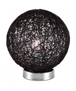 BAYA lampe boule rotin, diam 20xH24