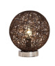 BAYA lampe boule rotin, diam 20xH24