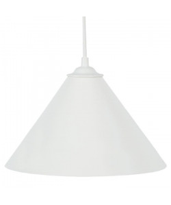 Lustre  suspension Cones E27 24 W Ř24cm Blanc