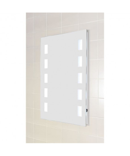 Miroir verre LED 50x70 cm  Bar lumineux