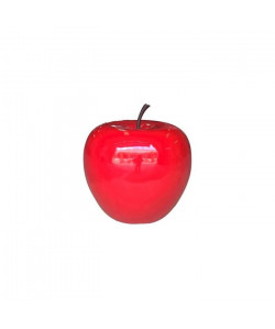 HOMEA Pomme déco en polyrésine 35xH30 cm rouge