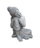 HOMEA Bouddha Penseur H56 cm gris