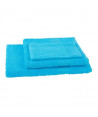 JULES CLARYSSE Lot de 1 serviette  1 drap de bain  1 gant de toilette Viva  Bleu Turquoise