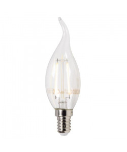 XQLite Ampoule filament LED flamme E14 XQ1403 2 W équivalent a 20 W blanc chaud