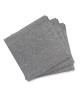 SOLEIL D\'OCRE Lot 3 serviettes de table Jean\'s  45x45 cm  Gris