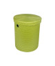 Lot de 3 paniers a linge 18x29x45 cm Vert