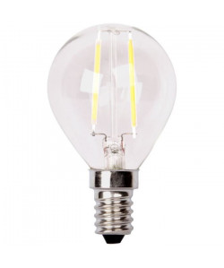 XQLITE Ampoule LED filament E14 globe 2W équivalence 20W