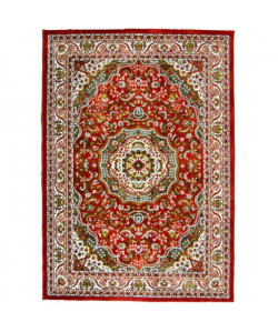 SAJADA Tapis de salon 120x170 cm rouge