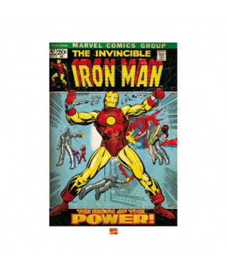 Affiche papier   Iron Man Birth of Powe   Anonyme    60x80 cm