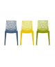 GREEN BOHEME lot de 2 chaises de jardin Gruvyer  En polypropylene  Bleu
