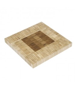 Dessous de plat en bambou de forme carrée