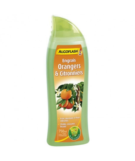 ALGOFLASH Engrais Orangers et Citronniers  750ml