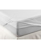 STIPI Protegematelas PE Sanitized Imperméable 100% Coton 140x190 cm blanc