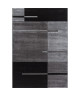 Tapis de salon Lima  gris et noir 160x230 cm