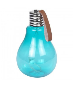 Ampoule a suspendre 11,5x11,5x20cm  Turquoise