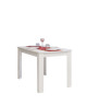 PEPPER Table a manger 4 a 6 personnes style contemporain mélaminée blanc  L 110 x l 70 cm