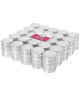 LE CHAT Lot de 100 bougies chauffeplats  Ř 3,8 cm  Blanc