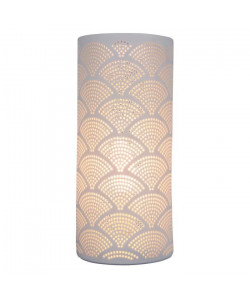 SEMA Lampe Porcelaine Cylindrique Mandarin  Grand modele