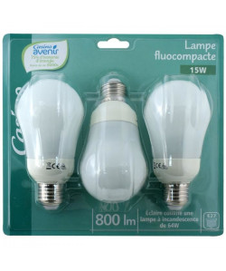 CASINO Ampoule Eco80 3 Lampes Standard 15w E27 Co