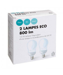 TLJ 2 Lampes  15W  E27