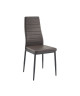 SAM Lot de 6 chaises de salle a manger en simili marron  Contemporain  L 50 x P 44 cm