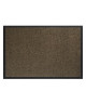 Tapis d?entrée TWISTER  Marron brun  60x90 cm  Support vinyl antidérapant