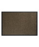 Tapis d?entrée TWISTER  Marron brun  90x150 cm  Support vinyl antidérapant