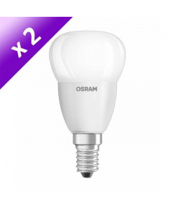 OSRAM Lot de 2 Ampoules LED E14 5 W équivalent a 40 W blanc froid