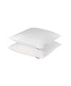 BULTEX Lot de 2 oreillers DUO 60x60 cm blanc