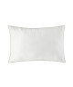 BULTEX Oreiller Grand confort Moelleux déhoussable 45x70 cm blanc et gris