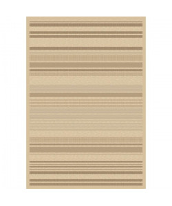 FLOORLUXE Tapis de salon tissé plat Champagne Taupe 120x170