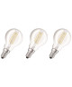 OSRAM Lot de 3 Ampoules LED E14 sphérique claire 4 W équivalent a 40 W blanc froid