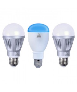 AWOX Lot de 2 Ampoules blanches dimmables E27  1 ampoule couleur E27 LED SmartLIGHT