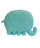 Coussin enfant forme ELEPHANT 38x27 cm bleu