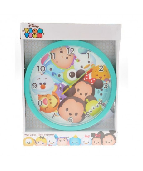 TSUM TSUM Horloge  Ř25cm  Mixte  A partir de 3 ans  Livré a l\'unité