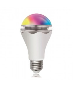 Ampoule LED musicale bluetooth E27 7 W couleur RGB et blanc