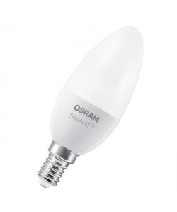 OSRAM SMART Ampoule flamme connectée LED E14 6 W équivalent a 40 W dimmable du blanc chaud au blanc froid