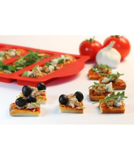 YOKO DESIGN Moule a MiniPizzas avec EmportePiece