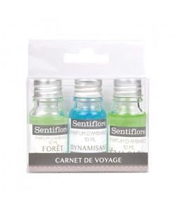 Set 3 parfums d\'ambiance brun