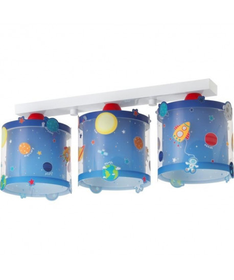 Lampe plafonnier enfant Planets  Bleu