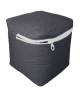 Pouf carré 40x40 cm gris