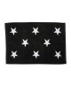 DONE Tapis de bain Daily Shapes Stars  50x70 cm  Noir et blanc