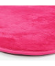 FLANELLE Tapis Flower 90x90 cm Fuchsia