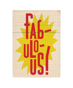 Affiche papier   Fabulous    Edu Barbara    30x40 cm