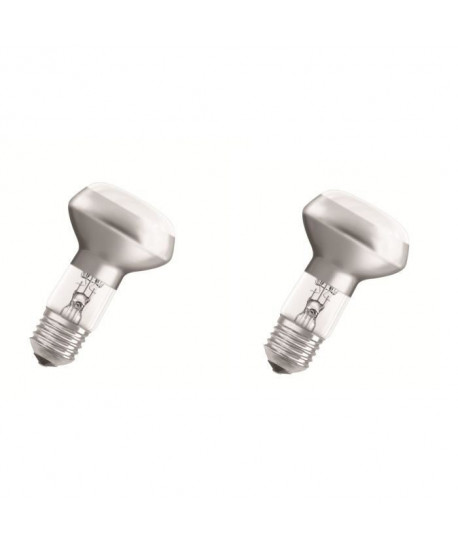 OSRAM Lot de 2 Ampoules spots EcoHalogenes R63 E27 30 W équivalent a 40 W