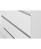 FINLANDEK Commode de chambre NATTI style contemporain blanc  L 77,2 cm