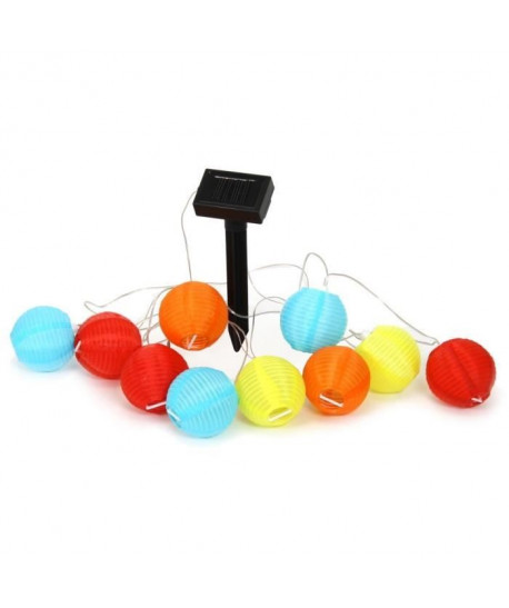 Guirlande lumineuse LED solaire Fiesta  Multicolore