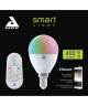 AWOX SMARTKIT Ampoule LED E14 connectée RGB 40 W blanc avec télécommande