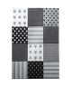 STAR Tapis pour enfant 120X170 cm gris, noir et blanc